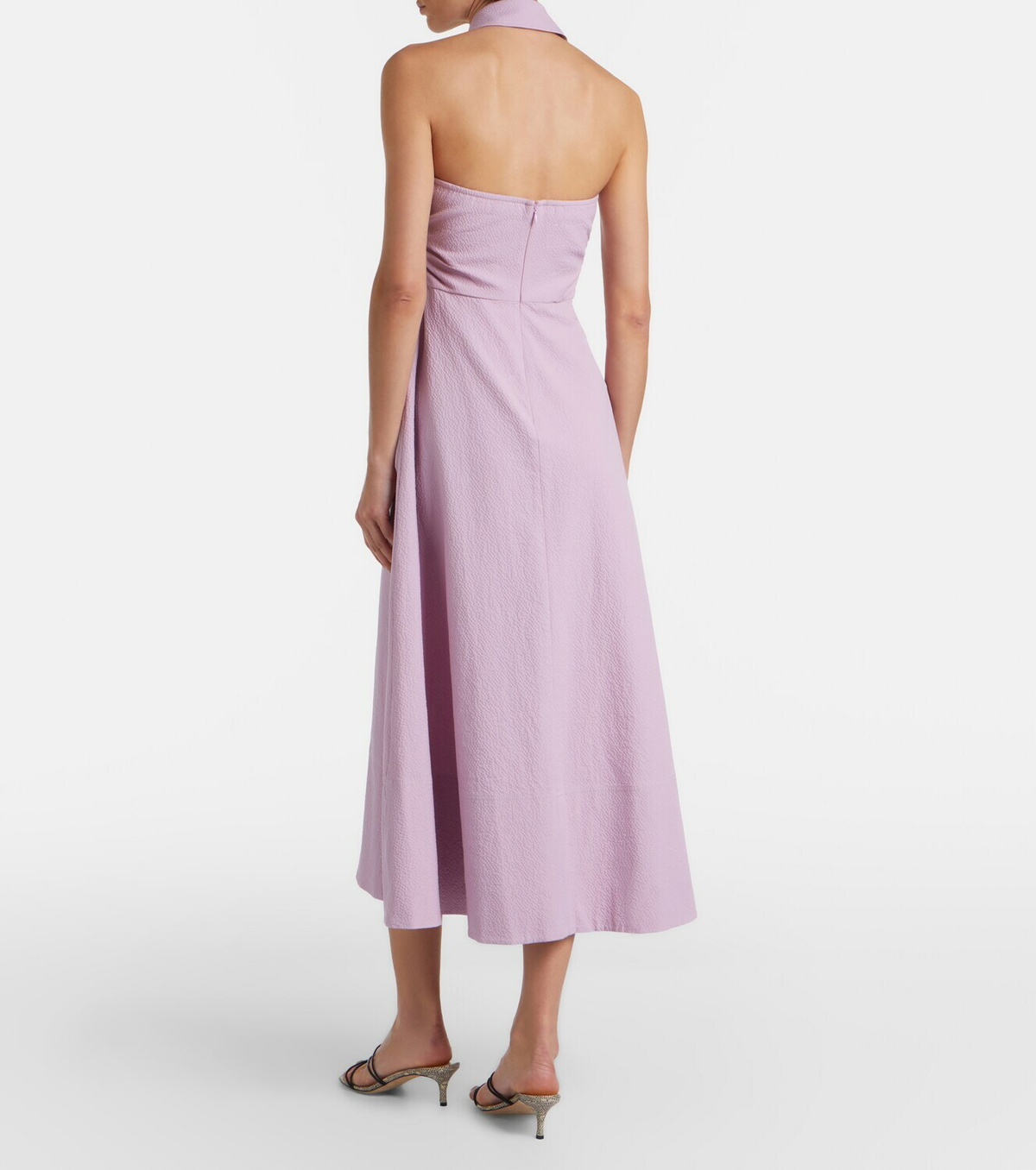 Veronica Beard Mackey cotton-blend midi dress