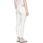 Acne Studios Bla Konst White Climb Jeans