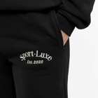 Sport Luxe Women's Logo Sweat Pant in Black