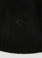 Knitted Skull Cap in Black