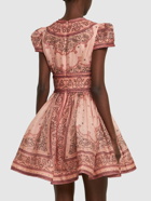 ZIMMERMANN - Matchmaker Structured Linen Mini Dress