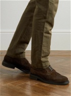 Mr P. - Jacques Eton Regenerated Suede by evolo® Derby Shoes - Brown