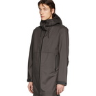 Bottega Veneta Grey Zip-Up Coat