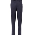 Canali - Slate-Blue Kei Slim-Fit Wool Suit Trousers - Blue