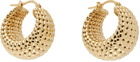 JW Anderson Gold Bubble Hoop Earrings