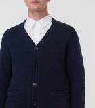 Gucci Logo intarsia wool cardigan