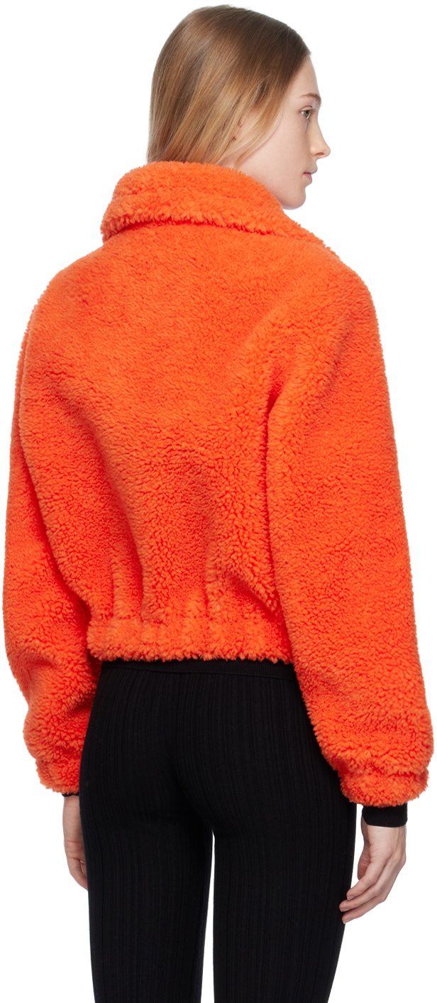 Moschino Jeans Orange Zip Jacket