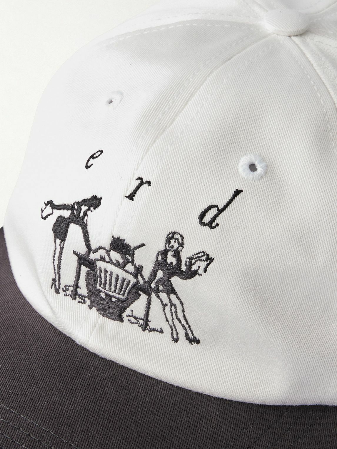 Enfants Riches Déprimés - Secretary Logo-Embroidered Cotton-Twill Baseball Cap