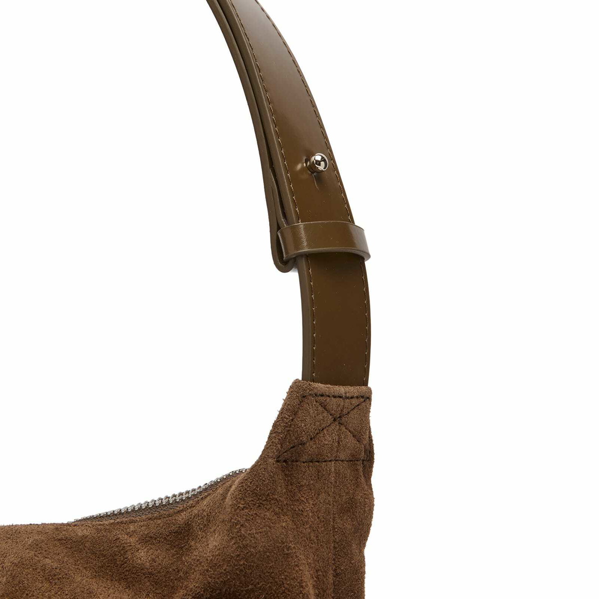 Nothing Written Women's Ht Suede Shoulder Bag in Caramel 