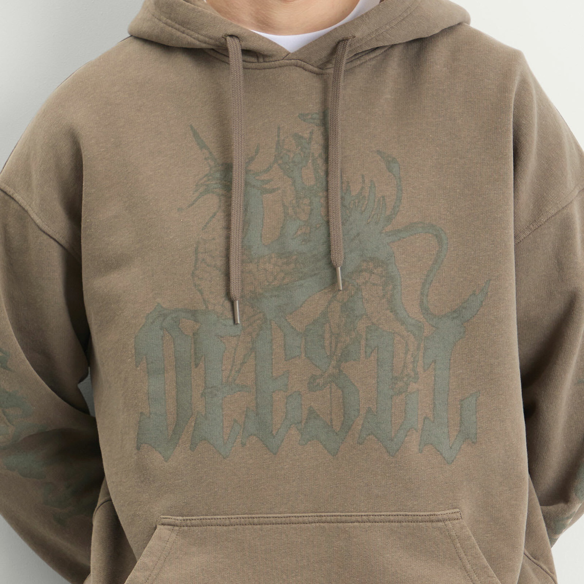 Diesel Men's Griffon Hoodie in Brown