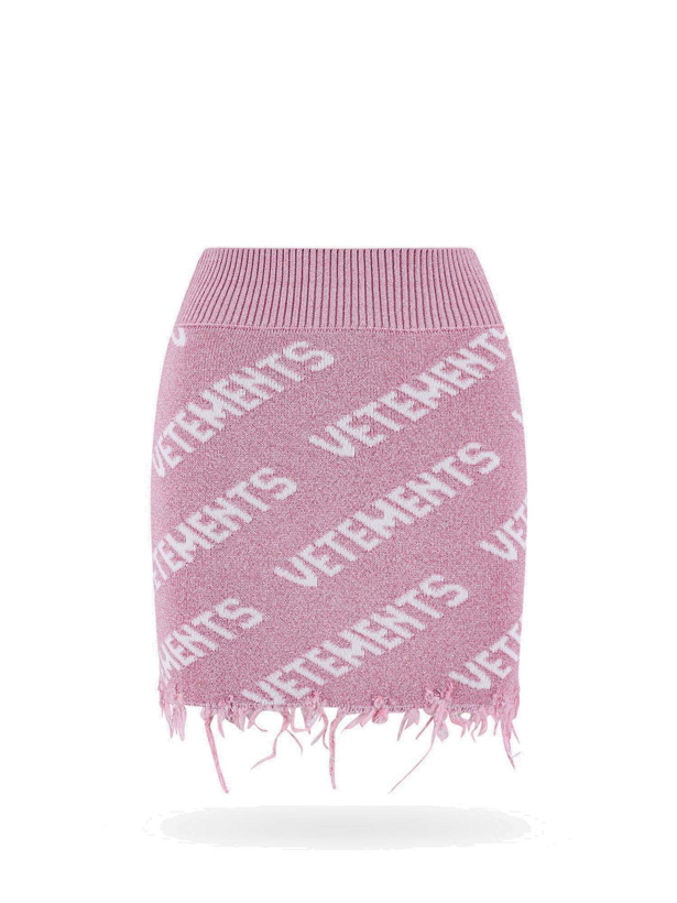 Photo: Vetements   Skirt Pink   Womens