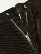 Loro Piana - Jarno Hamptons Straight-Leg Cotton-Corduroy Trousers - Brown