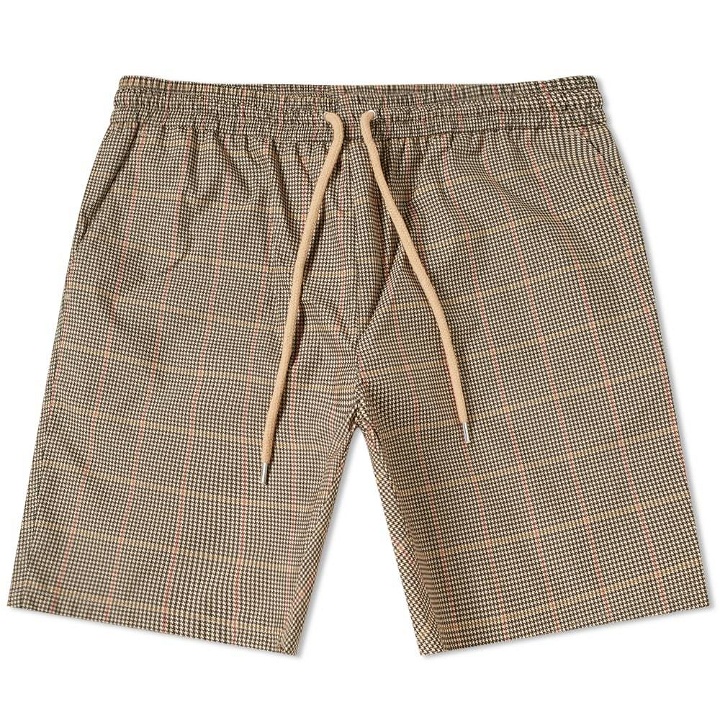 Photo: Soulland Checked Technical Short Brown