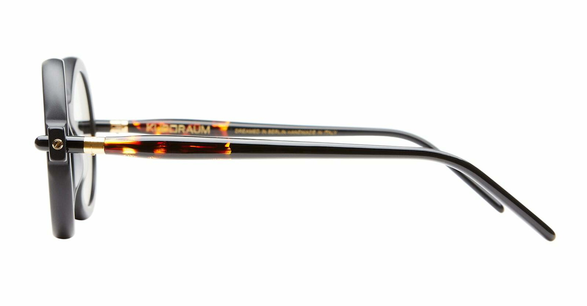 Kuboraum Mask P1 - Black Matt / Havana Sunglasses