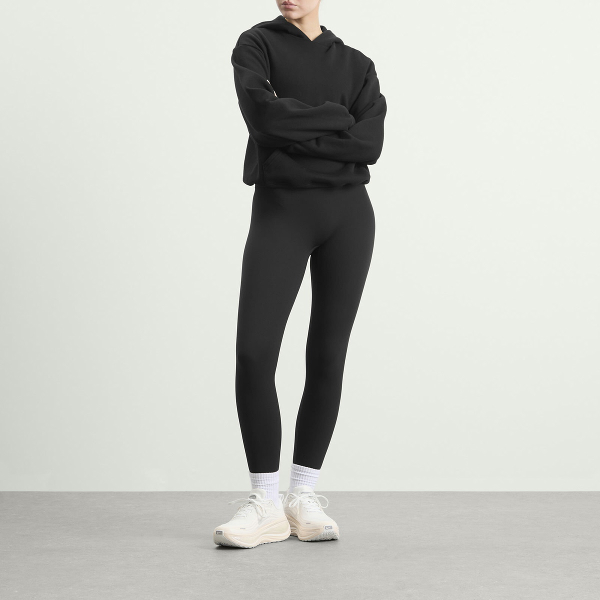Nike Women's Zenvy High Waisted 7/8 In Leggings in Black/Cool Grey