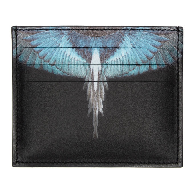 Photo: Marcelo Burlon County of Milan Black and Blue Wings Card Holder