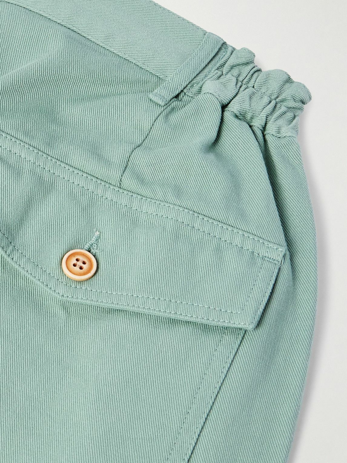 Visvim - Carrol Tapered Cotton-Twill Trousers - Green