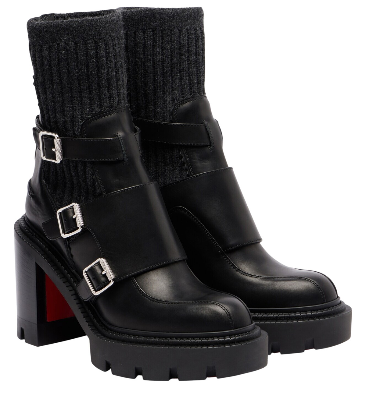 朱 Christian Louboutin Astrilarge Botta Pika 100 knee-high