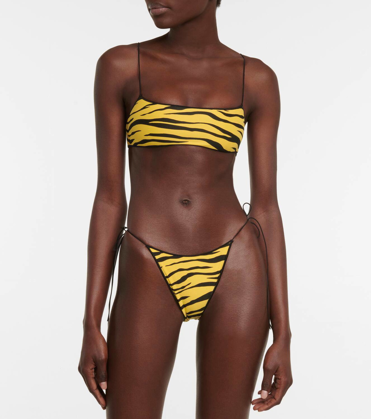 Tropic of C The C animal-print bikini top
