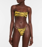 Tropic of C The C animal-print bikini top