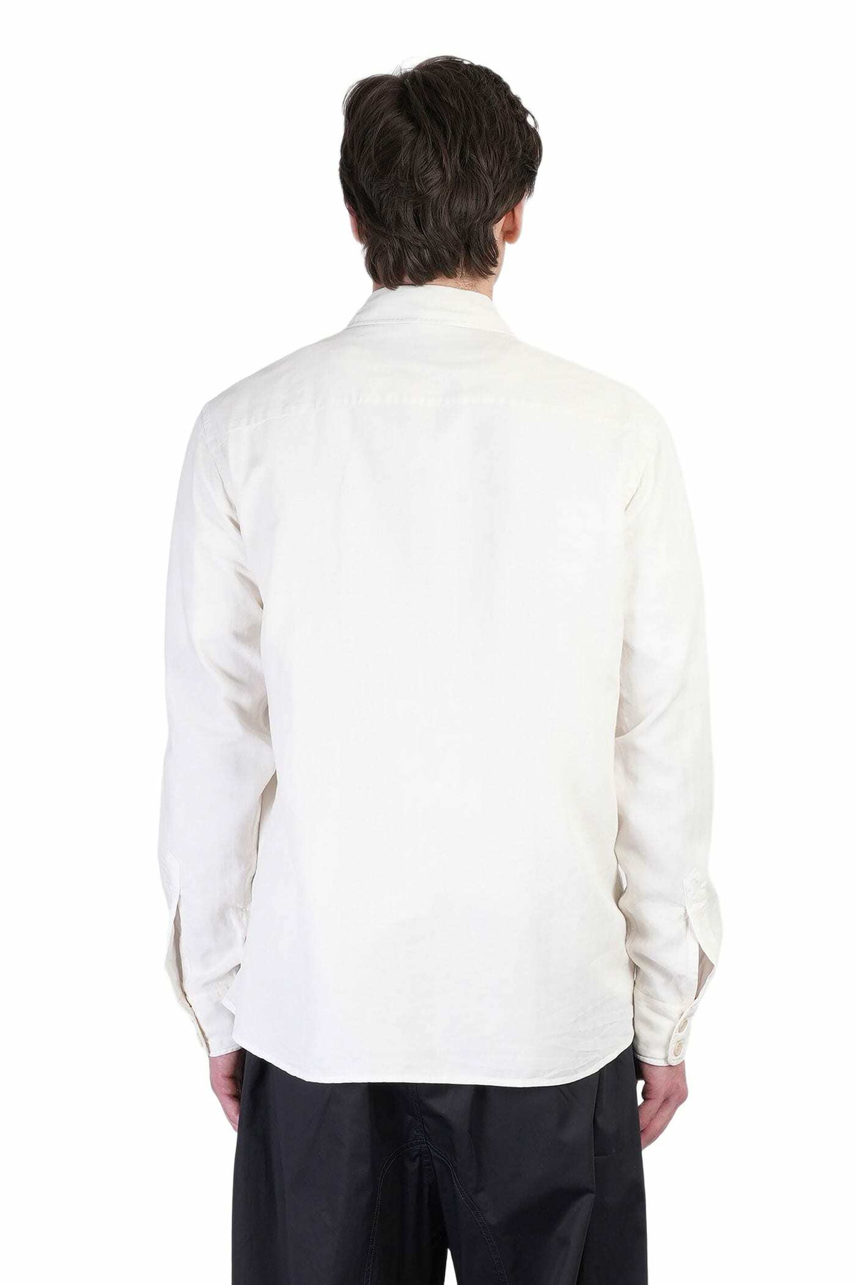 Aspesi Glenn Shirt In Beige Linen