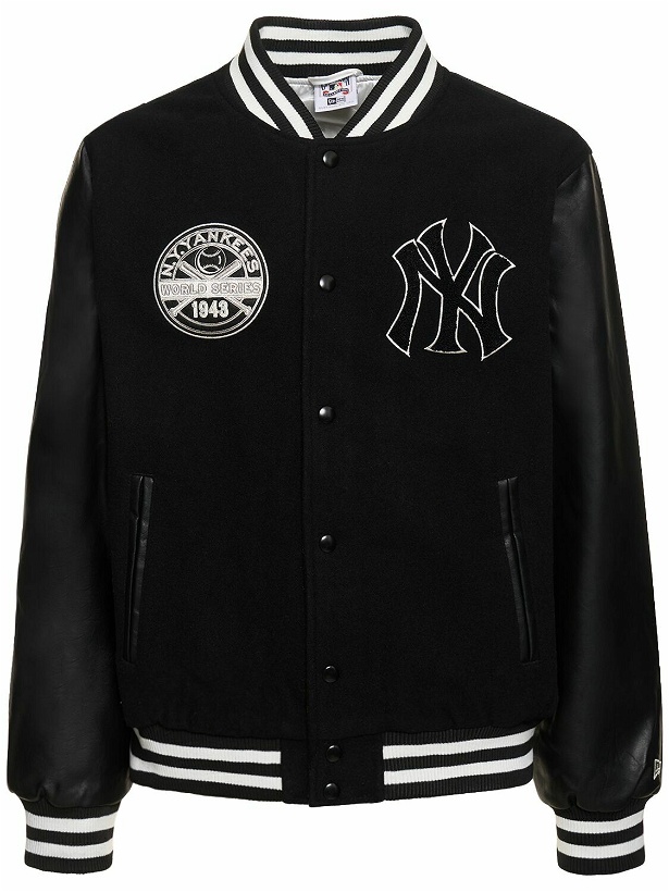 Photo: NEW ERA Mlb Ny Yankees Large Logo Varsity Jacket