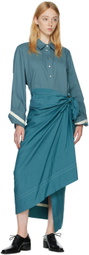 Quira SSENSE Exclusive Blue Cotton Shirt