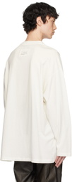 Feng Chen Wang White Double Neck Jersey T-shirt