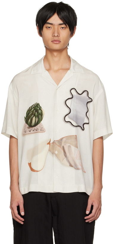 Photo: Jacquemus Beige Le Papier 'La Chemise Jean' Shirt