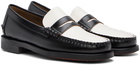 Sebago Black & White Classic Dan Loafers