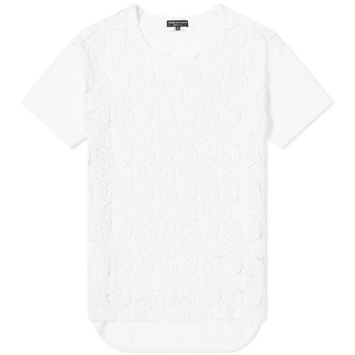 Photo: Comme des Garcons Homme Plus Crochet Front Tee