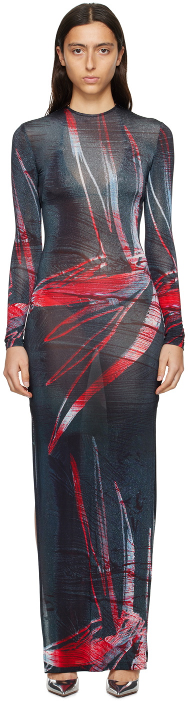 Louisa Ballou Multicolor High Tide Maxi Dress