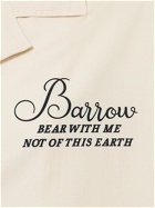 BARROW Printed Poplin Short Sleeve Shirt
