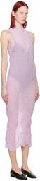 Gabriela Coll Garments Purple No.265 Maxi Dress
