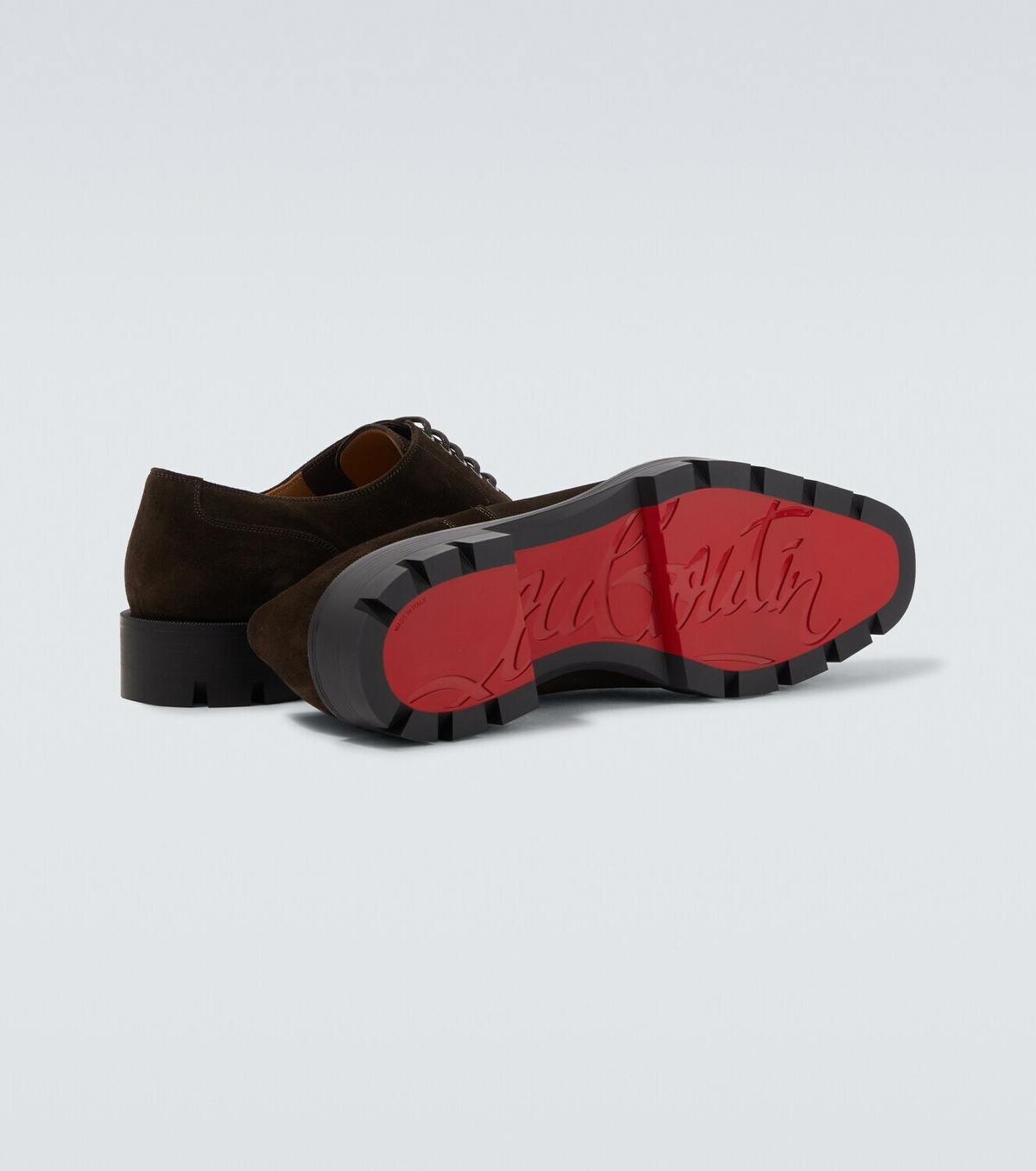 Christian Louboutin Davisol Lion suede Derby shoes