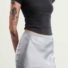 Anine Bing Women's Bar Silk Skirt in Pastel Blue