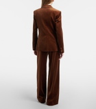 Dorothee Schumacher Elegance Softness velvet wide-leg pants