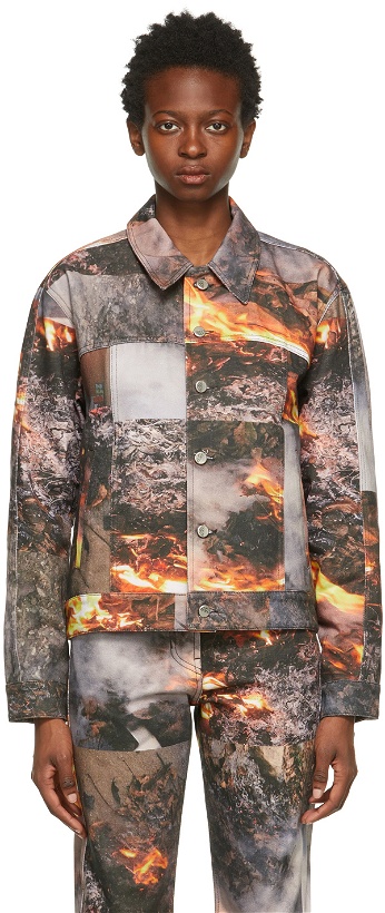 Photo: Serapis Multicolor Denim Fire Workwear Jacket