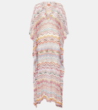 Missoni Mare Zig Zag lamé beach cover-up