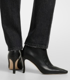 Manolo Blahnik Milleta leather ankle boots