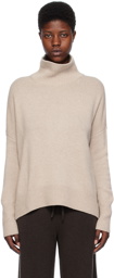 LISA YANG Beige Heidi Turtleneck