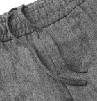 Berluti - Grey Slim-Fit Tapered Herringbone Wool Drawstring Suit Trousers - Men - Gray