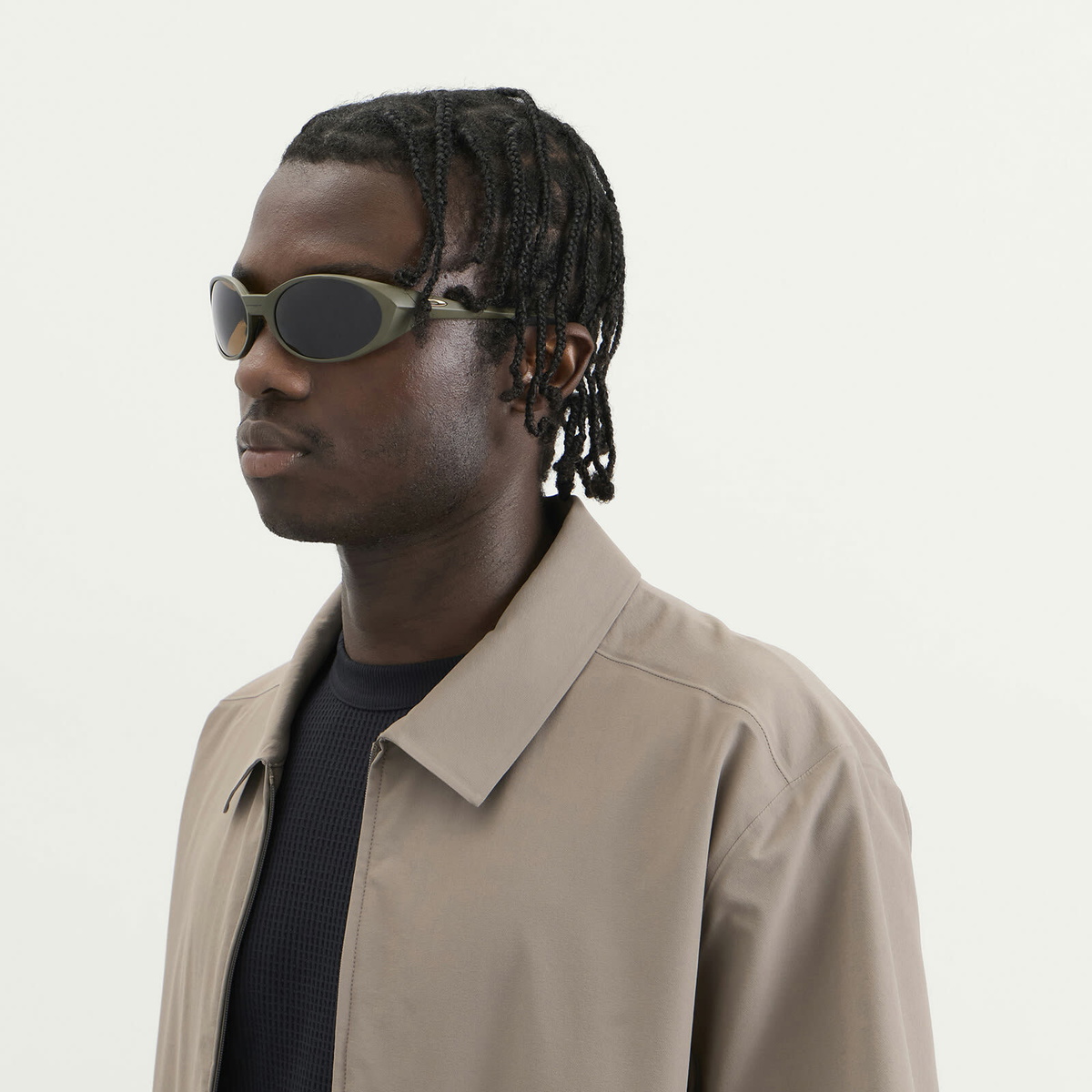 Oakley Eye Jacket Redux Sunglasses in Mt Moss/Prizm Tungsten 
