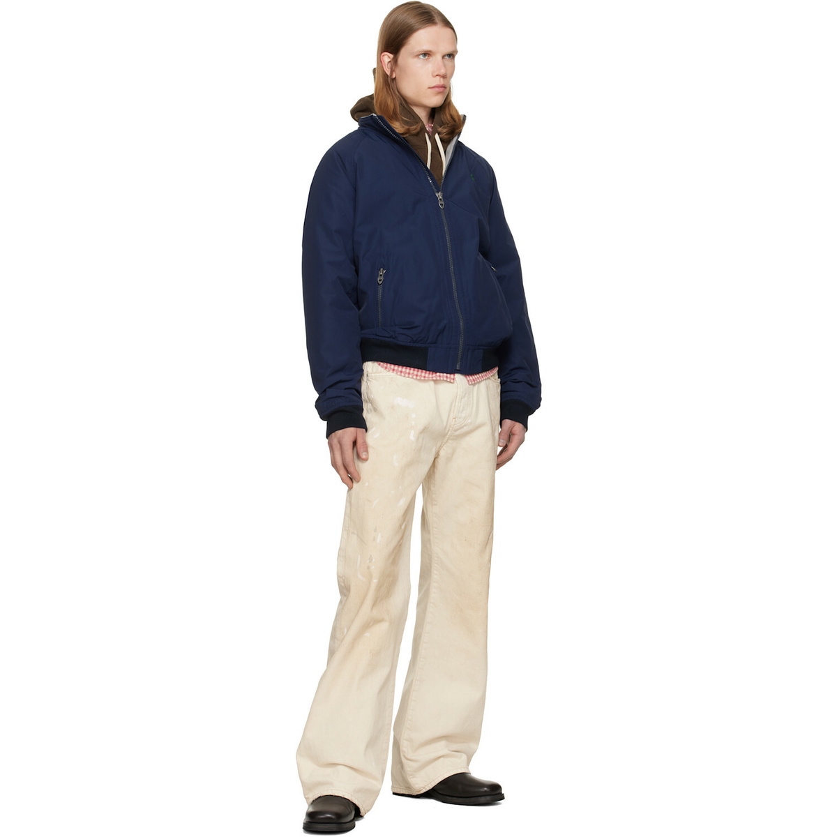 Polo Ralph Lauren Navy Nylon Bomber Jacket