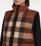 Burberry - Checked down vest