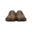 Maison Margiela Brown Slip-On Tabi Loafers