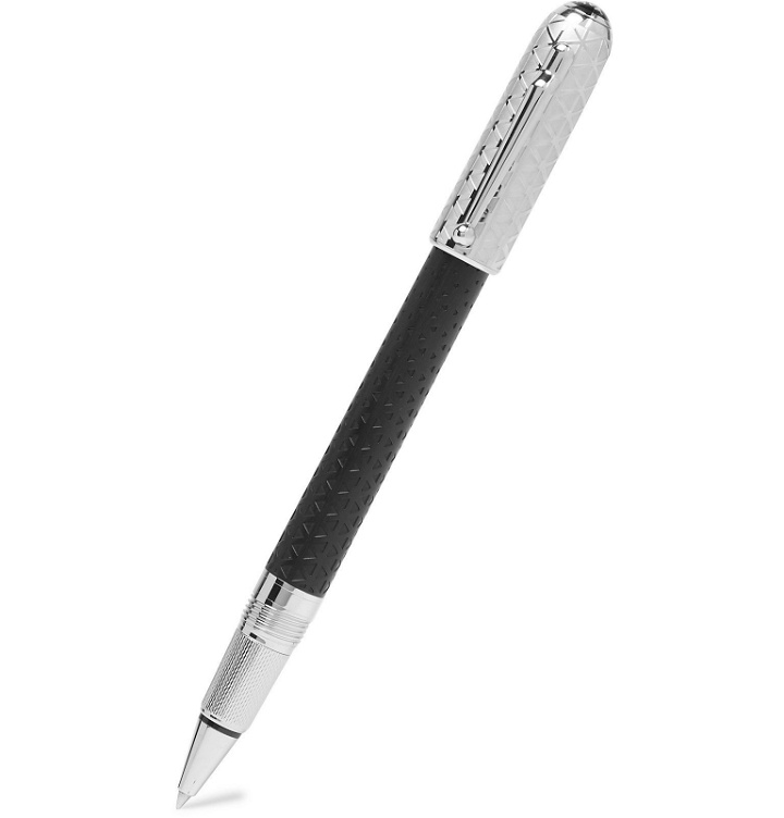 Photo: Dunhill - Sidecar Resin and Silver-Tone Ballpoint Pen - Silver