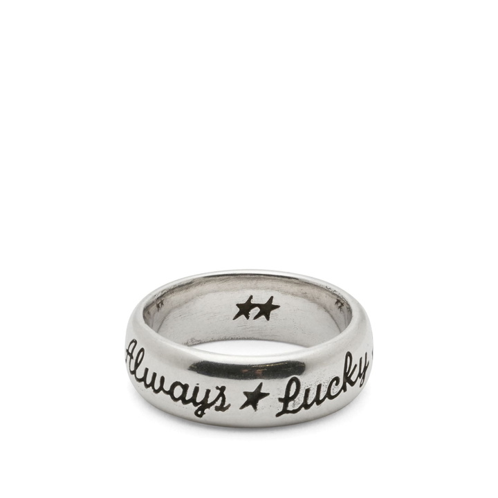 Photo: TwoJeys Always Lucky Band Ring in Silver