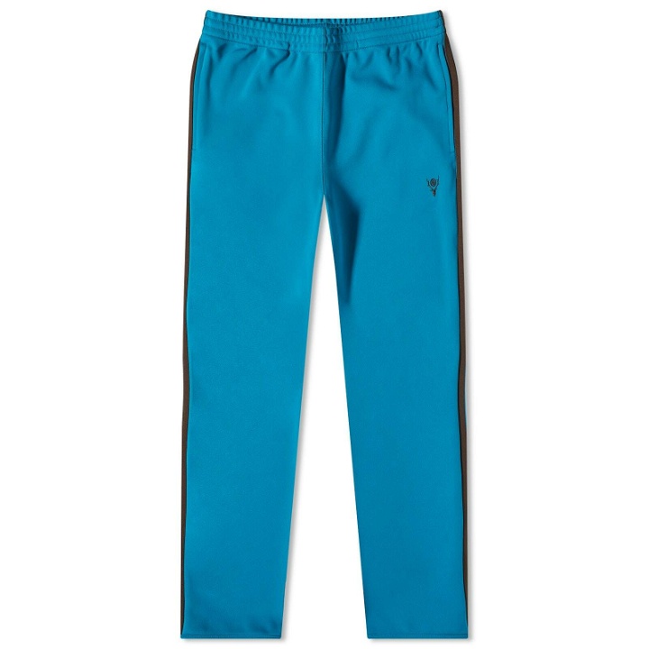 Photo: South2 West8 Men's Trainer Trousers in Turquoise