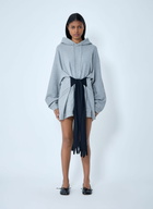 MM6 Maison Margiela Hooded Sweatshirt With Attached Sash